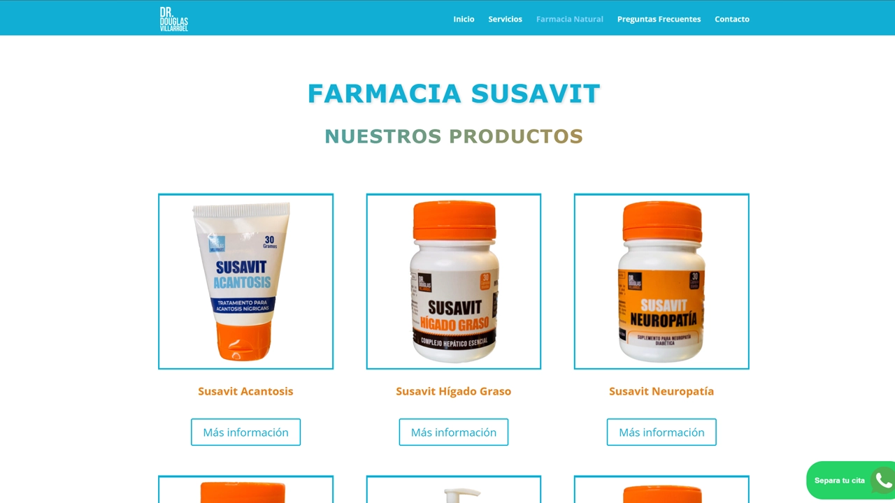 Catálogo de productos